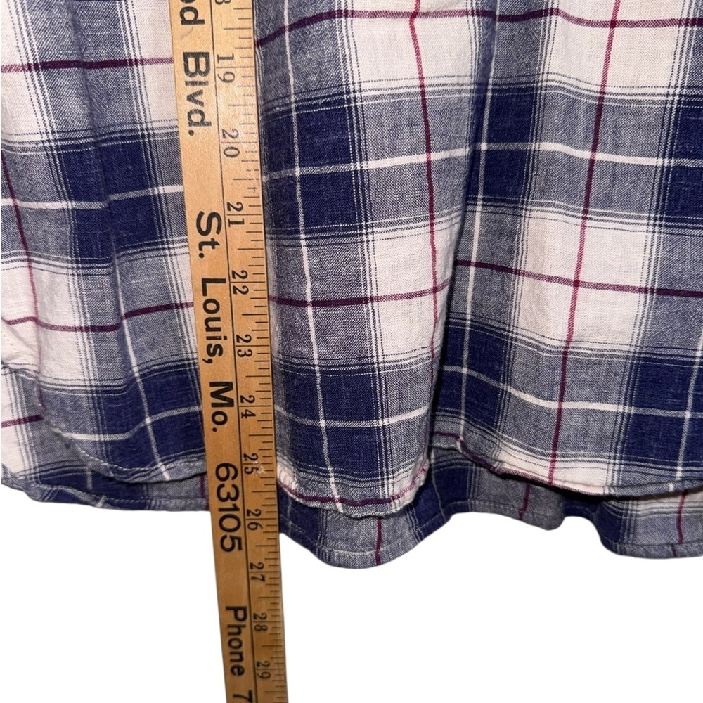 J.Crew Boy Fit Plaid Button Down Shirt Cotton Size Small - Picture 4 of 8
